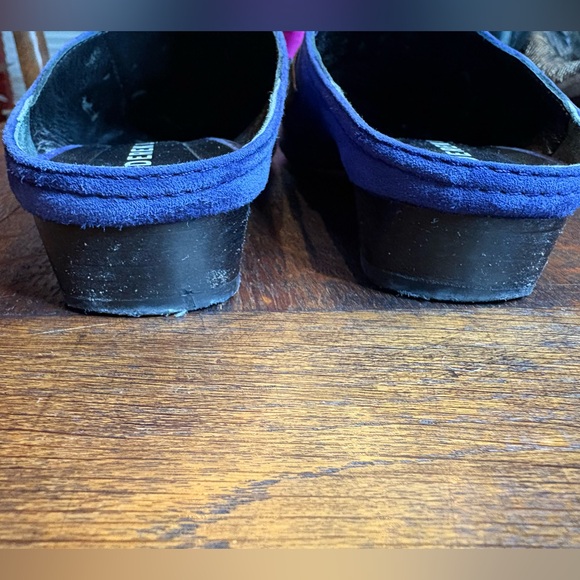 Derek Lam- Blue Suede Mules. Size 39.5 - Picture 3 of 9